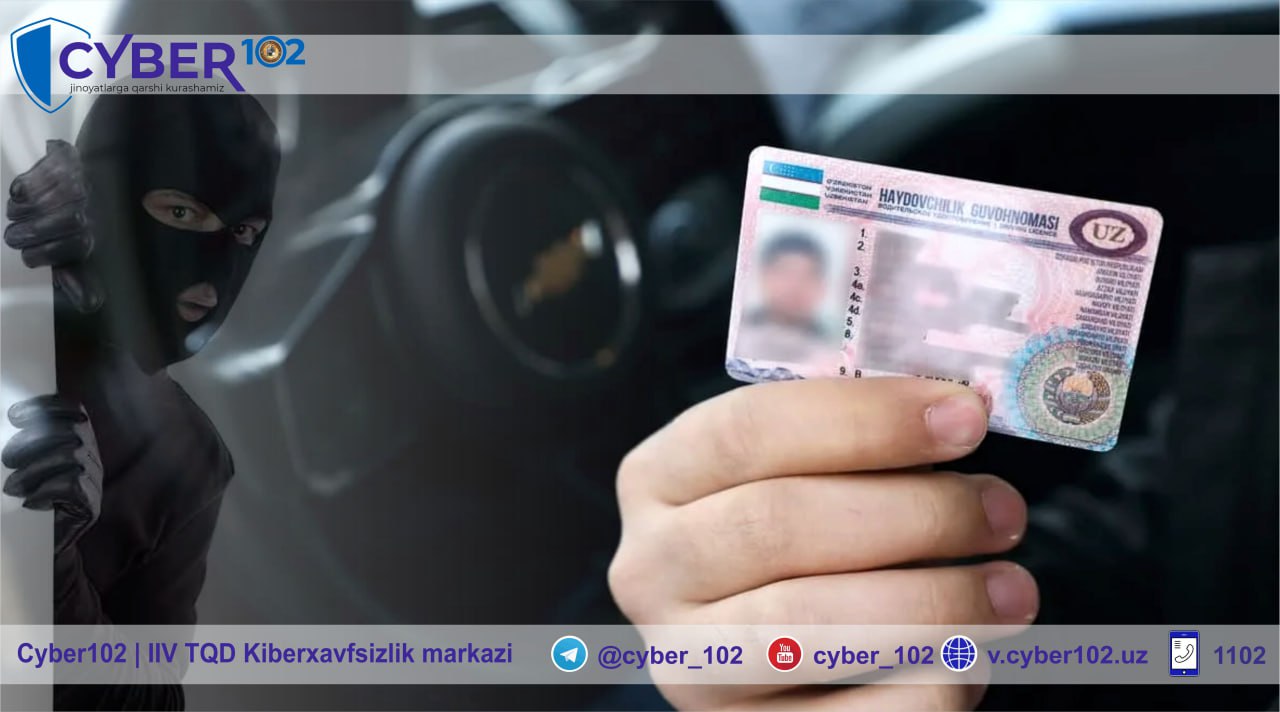Житель Ташкентской области пытался через Telegram купить водительское удостоверение и потерял 4,5 млн сумов