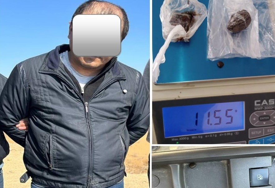В Хорезме у водителя автомобиля «Cobalt» выявили наркотики