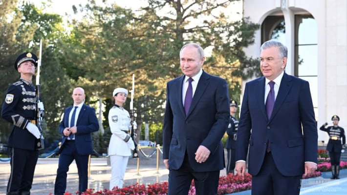 Путин поблагодарил Мирзиёева за незабываемое гостеприимство