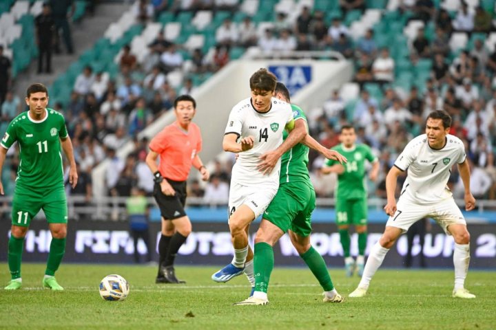 Сборная Узбекистана одержала победу над Туркменистаном