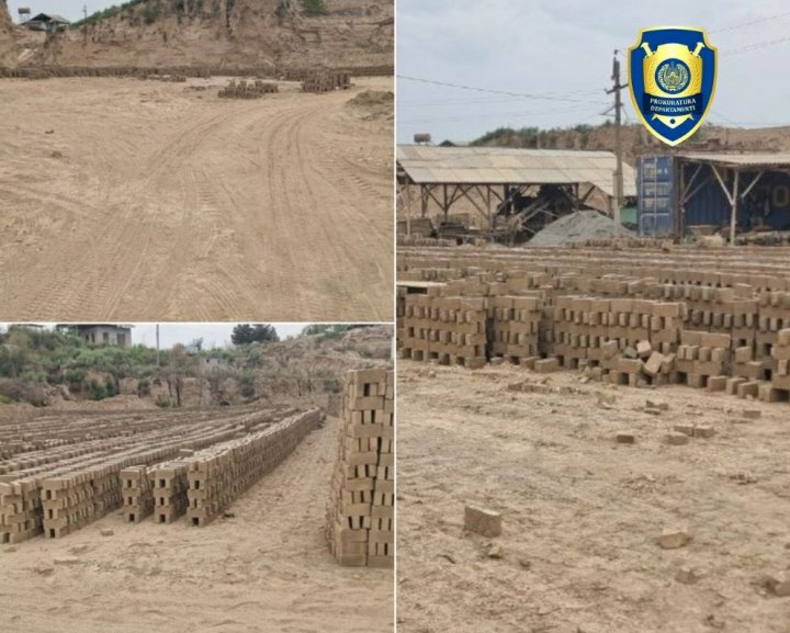 В Наманганской области ответственные лица кирпичного завода самовольно испортили плодородную почву