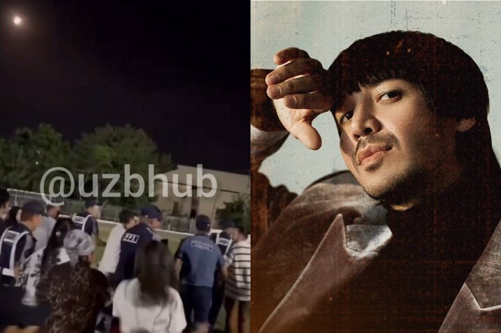 Узбекскому певцу Хамдаму Собирову вновь пришлось убегать от фанатов — видео