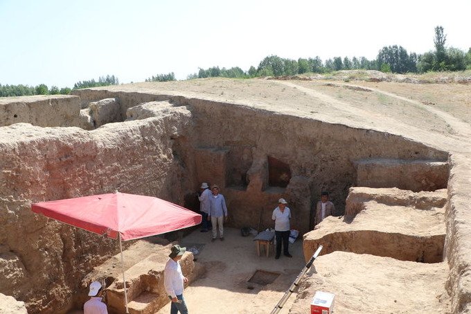 Согдийский храм VII-VIII веков обнаружен в Самаркандской области