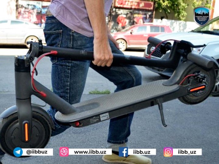 В Юнусабадском районе на 19-летнего гражданина возбуждено уголовное дело за кражу электросамоката