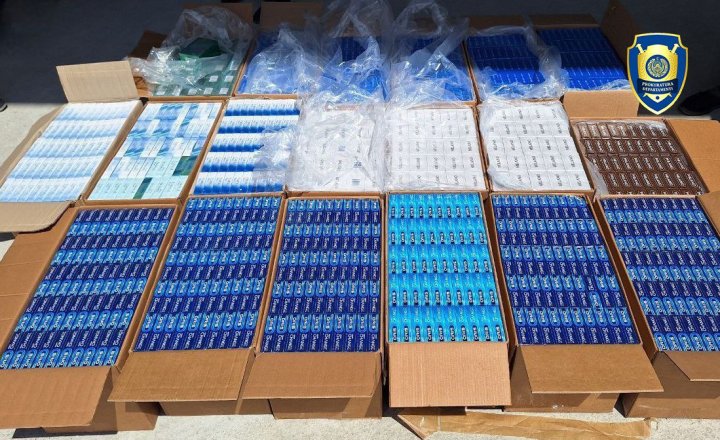 В Шахрисабзе пресекли перевозку почти 10 тыс. упаковок контрабандных сигарет