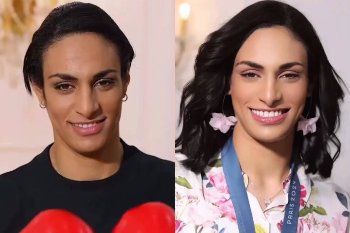 Как Олимпийская чемпионка Иман Хелиф, подвергшаяся гендерной травле, выглядит накрашенной? — видео