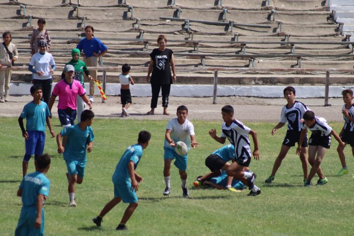 В Наманганской области провели чемпионат по регби