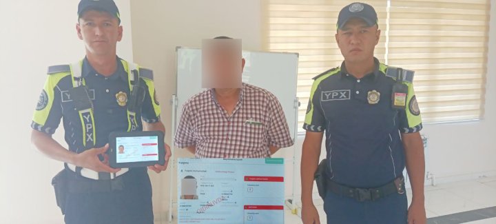 В Ташкенте сотрудники ДПС задержали разыскиваемого мужчину, который уклонялся от уплаты алиментов