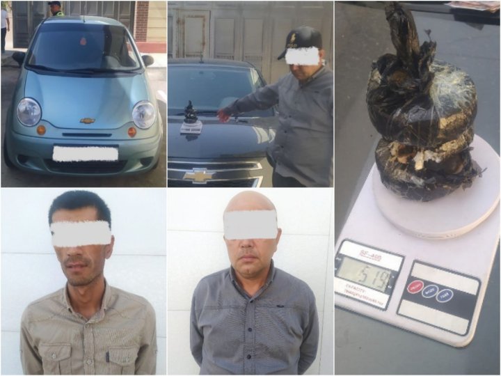 В Намангане у пассажира автомобиля «Matiz» выявили более 500гр. наркотиков