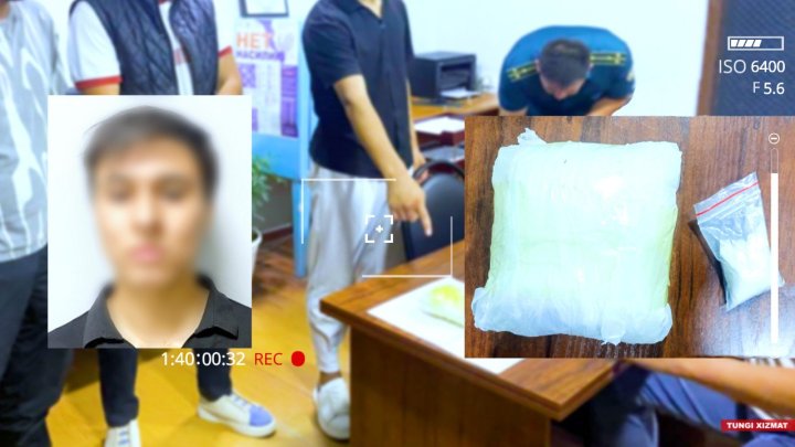 В Янгиюле задержан 19-летний гражданин, который распространял закладки с наркотиками