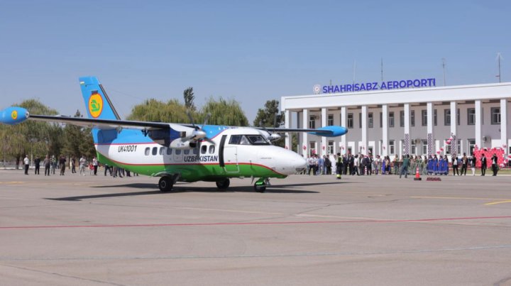 Спустя 20 лет аэропорт Шахрисабза возобновил работу