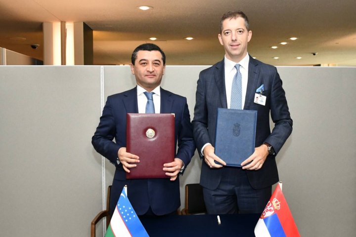 Узбекистан и Сербия подписали Соглашение о безвизовом режиме для владельцев диппаспортов