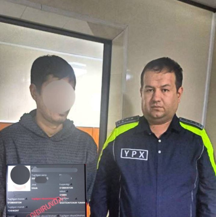 В Янгихаётском районе сотрудник ДПС задержал разыскиваемого мужчину