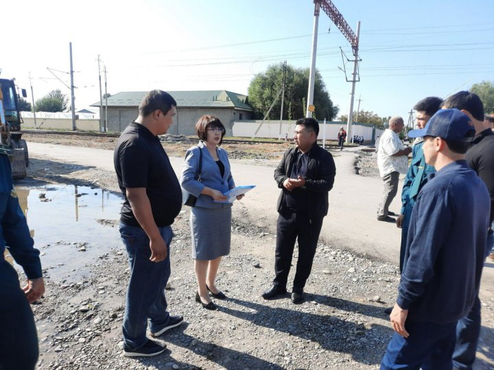 В Асаке представительница Омбудсмена помогла остановить незаконную стройку