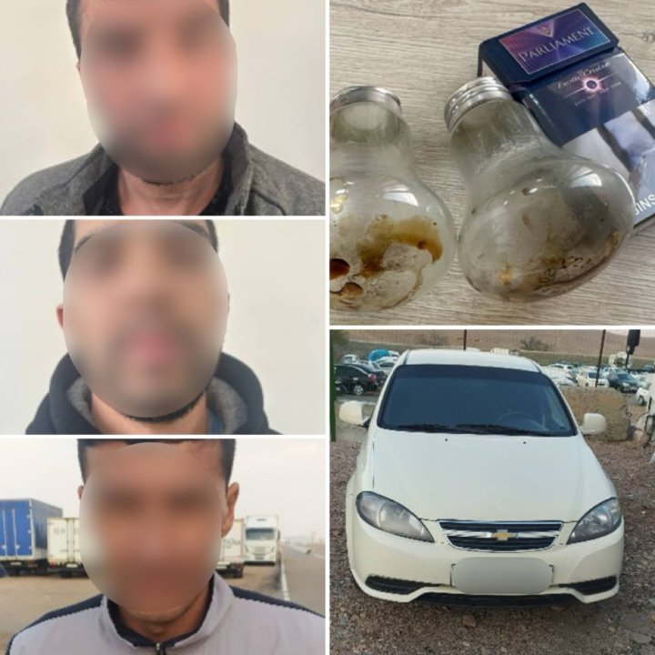 В Намангане задержали нескольких граждан с наркотиками, которые употребляли их при помощи ламп накаливания