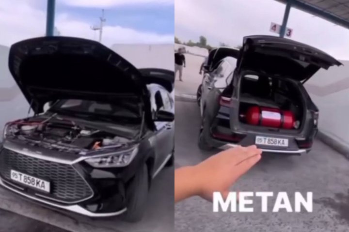 BYD на метане: Узбекский автолюбитель создал уникальный гибрид — видео