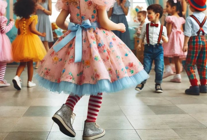 В Ташкентском детсаду мальчику накрасили губы, одели на него платье и заставили танцевать девичий танец