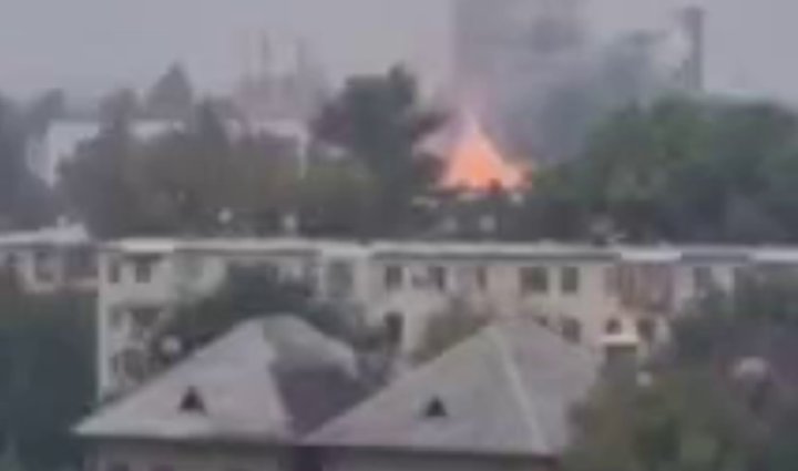 В Мирзо-Улугбекском районе произошёл пожар