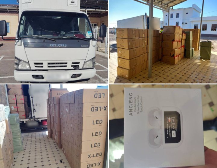 На перевале «Камчик» сотрудники ДПС остановили автомобиль «Isuzu», загруженный контрабандной бытовой техникой