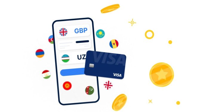 Благодаря Visa, TransferGo предлагает надежные международные платежи и кешбэк при переводе денег на карты Visa в Центральную Азию, на Кавказ и в Молдову