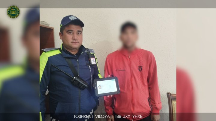 В Чирчике пешеход, который переходил дорогу в неположенном месте, оказался в розыске