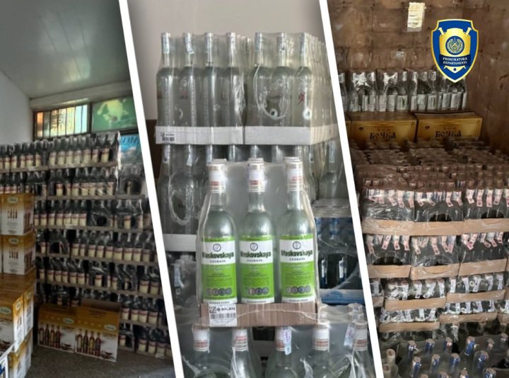 В Янгиюле из магазина изъяли более двух тысяч бутылок контрафактного алкоголя