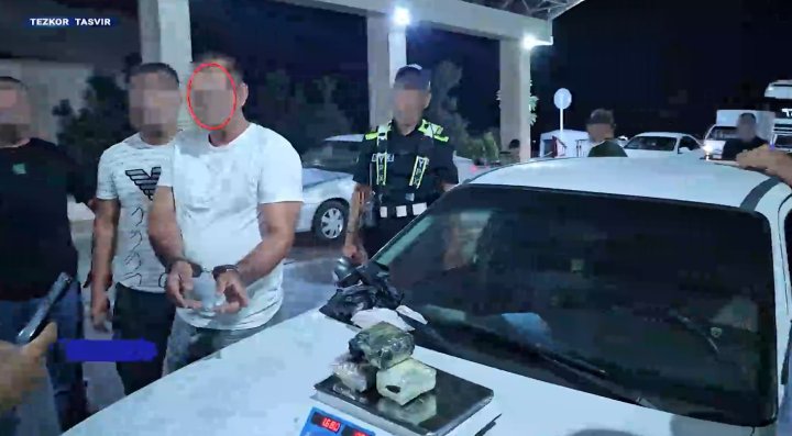 В Сырдарье при перевозке партии наркотиков задержали жителя Зангиатинского района
