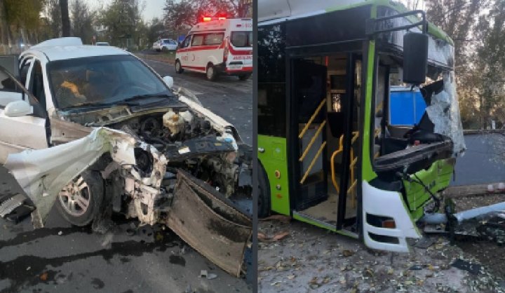 В Чиланзарском районе произошло ДТП с участием автобуса