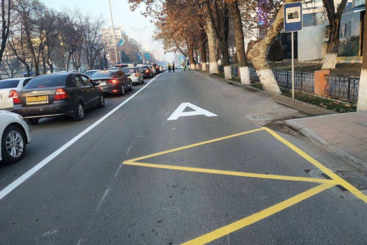 Ещё на 7 улицах Ташкента появятся автобусные полосы