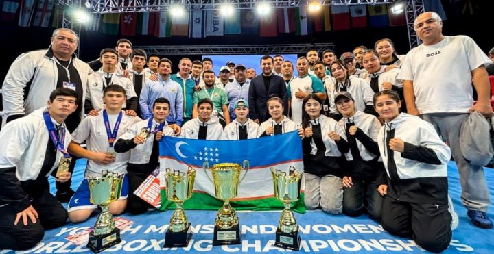 Боксёры Узбекистана завоевали 13 медалей на молодёжном чемпионате мира в Черногории