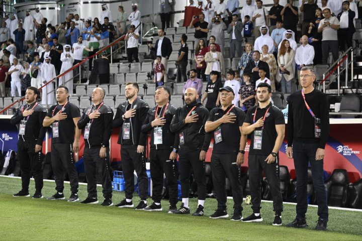 Узбекский телеканал прокомментировал факт показа рекламы вместо гимна на матче Узбекистан-Катар