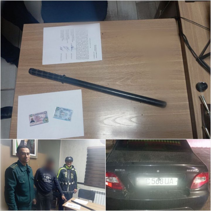 В Ахангаране будет наказан мужчина, который хранил в своём автомобиле резиновую дубинку