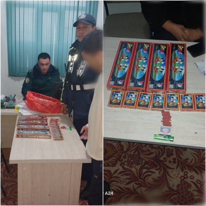 В Ташкентской области выявлен гражданин, который продавал пиротехнику школьникам