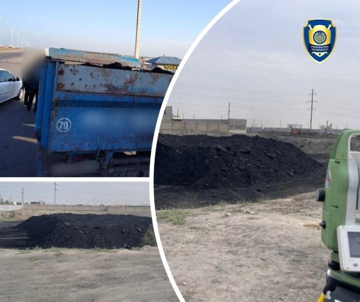 Со склада «Кумир Таъминот» в городе Карши совершили хищение более 450 тонн угля