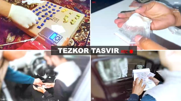 В Ташкентской области 21-летний гражданин задержан при продаже 20гр. синтетических наркотиков - видео