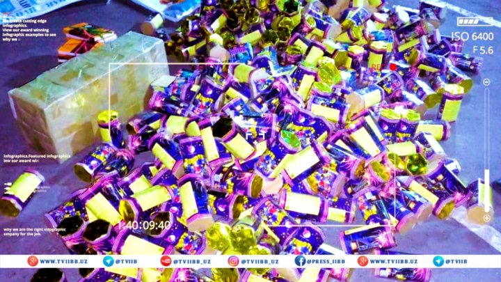 В трёх районах Ташкентской области пресечено распространение новогодней пиротехники