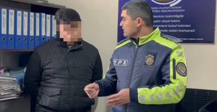 В Андижане 20-летний водитель, лишённый водительского удостоверения, сбил школьника и попросил прощения