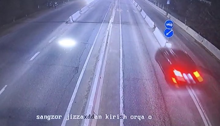 В Джизаке водитель автомобиля «Equinox» уснул за рулём и совершил ДТП