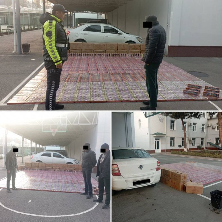 В Фергане пресекли очередную перевозку крупной партии новогодней пиротехники