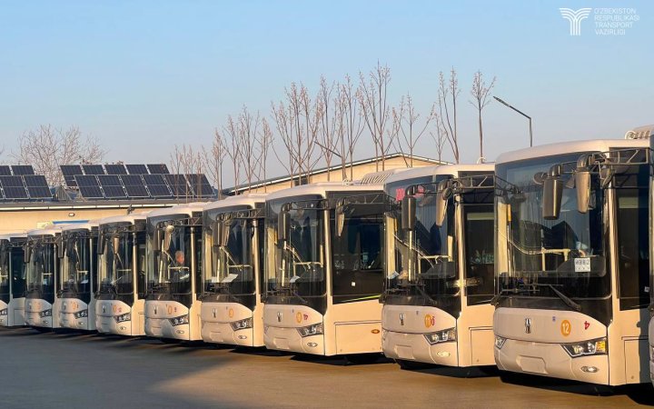 В Кашкадарью прибыли 26 новых автобусов