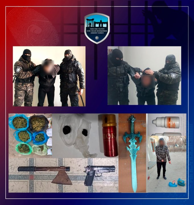 В Ферганской области провели оперативно-профилактические мероприятия