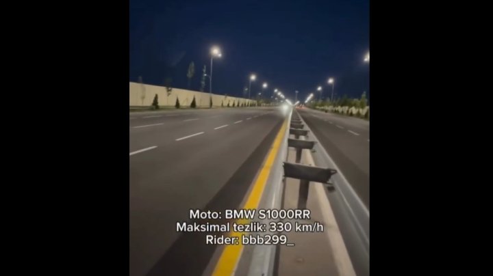 В Ташкенте блогер разогнал «гроб на колёсах» до 300км/ч - видео