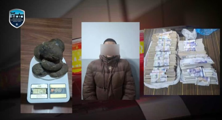В Маргилане задержали наркоторговца, изъято более 1кг наркотиков - видео