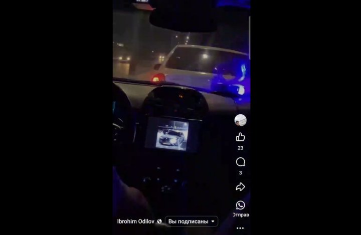 В Ташкенте заметили «Spark», оборудованный спецсигналами - видео