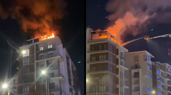 В одном из жилых домов «Tashkent City» произошёл пожар