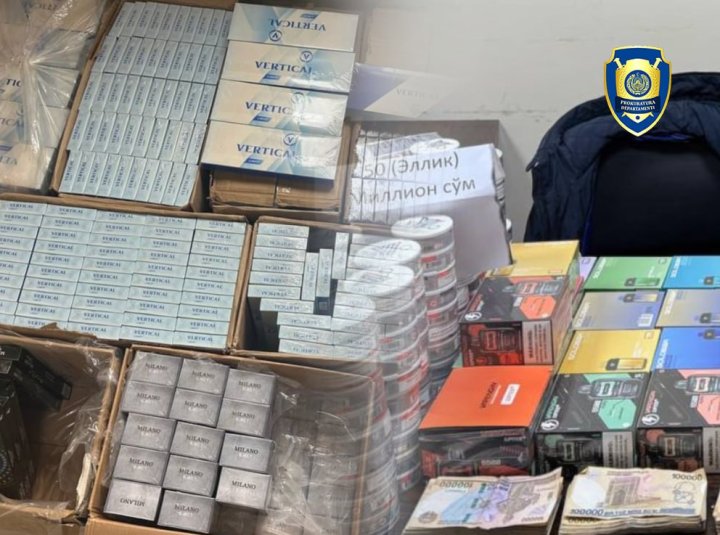 В Ферганской и Ташкентской областях пресекли торговлю контрабандными сигаретами