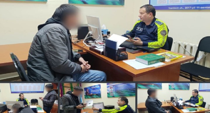 В Ташкенте водителей-нарушителей вызывают на профилактические беседы в УБДД