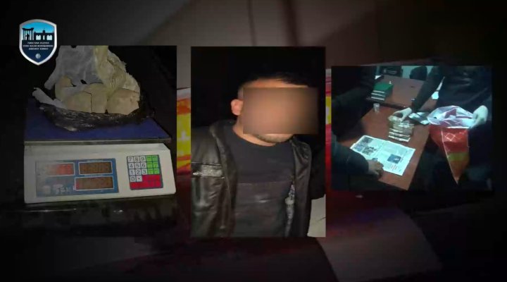 В Маргилане мужчина пытался продать 1кг гашиша за 120 млн сумов - видео