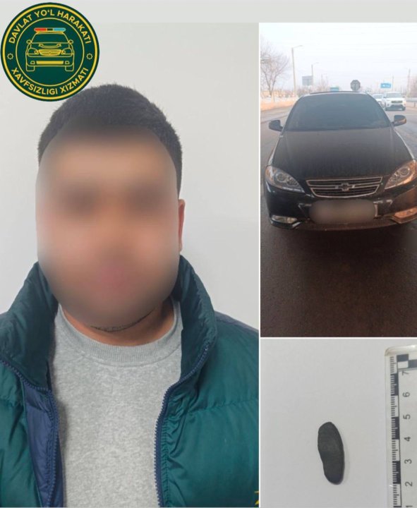 В Ташкенте у водителя автомобиля «Lacetti» обнаружили наркотики