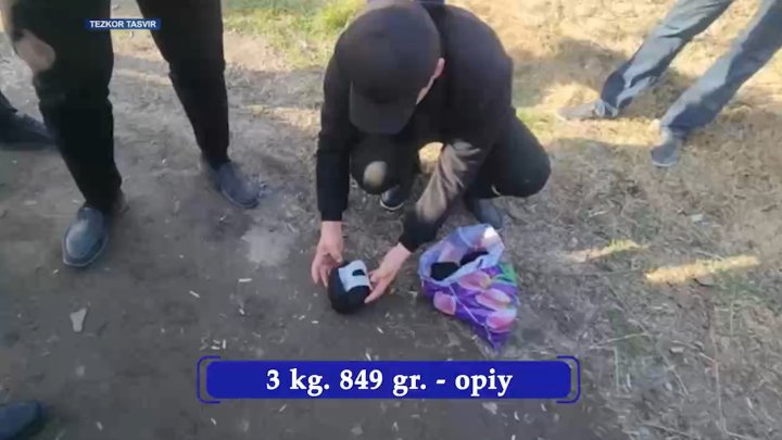 Почти 8кг наркотиков удалось изъять из оборота сотрудникам СГБ Узбекистана - видео